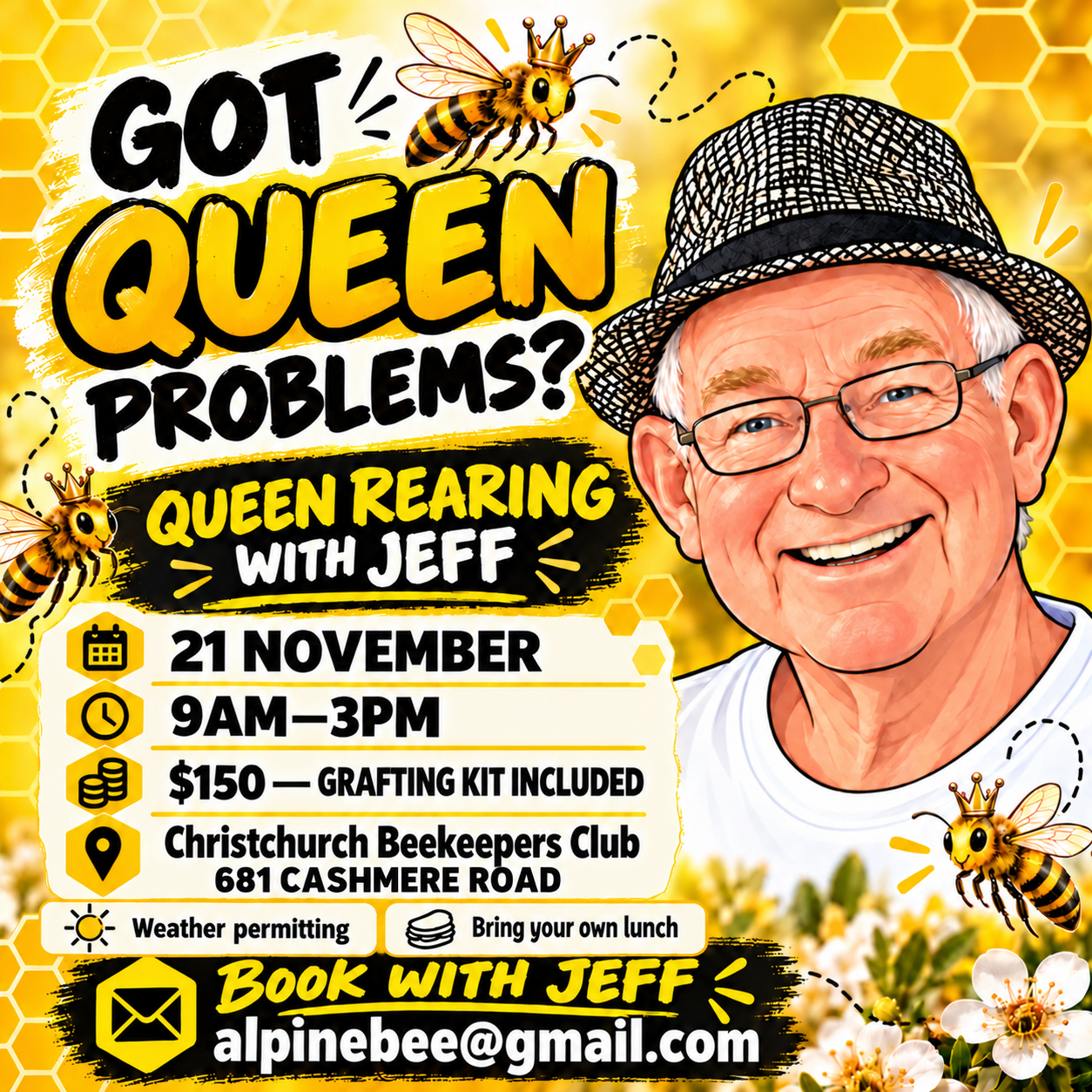 Queen Rearing Course with Jeff